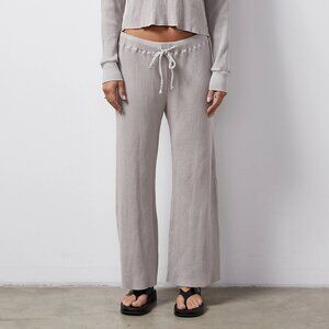 Monrow Marled Lounge Sweatpants in gray-Size XS NWT
